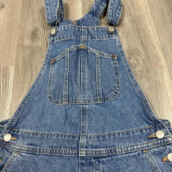 Old Navy Blue Denim Short Overalls - Womens XS - Picture 2 of 4